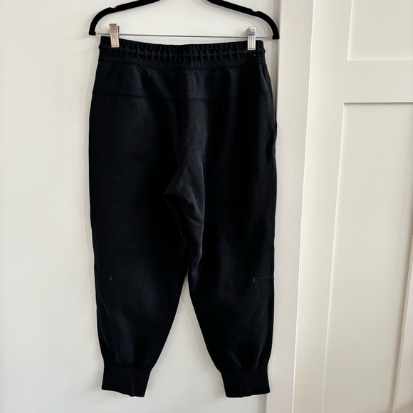 Nike Juniors Black Joggers Size Medium Drawstring Pockets 25" Inseam - Picture 5 of 9